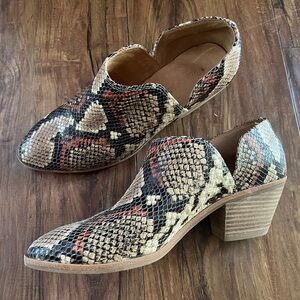 Madewell leather booties, 7.5
